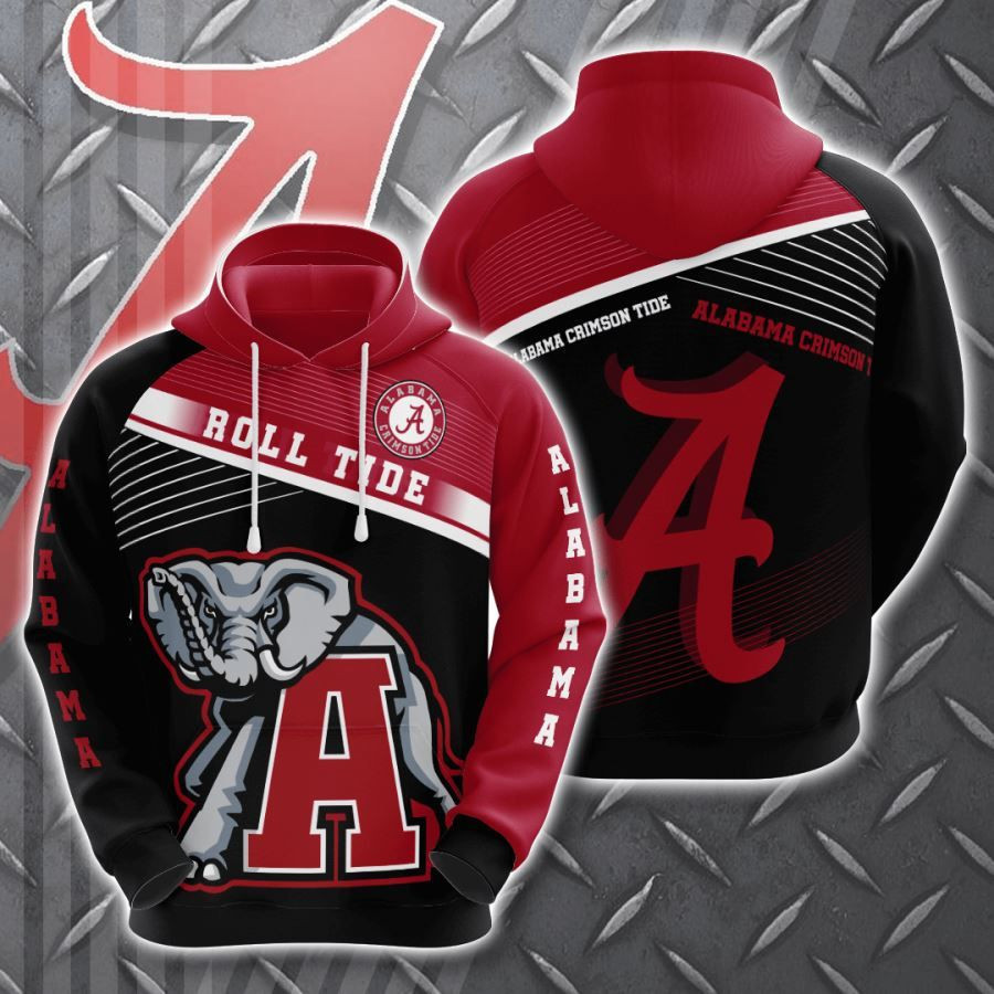 Alabama Crimson Tide No28 Custom Hoodie 3D