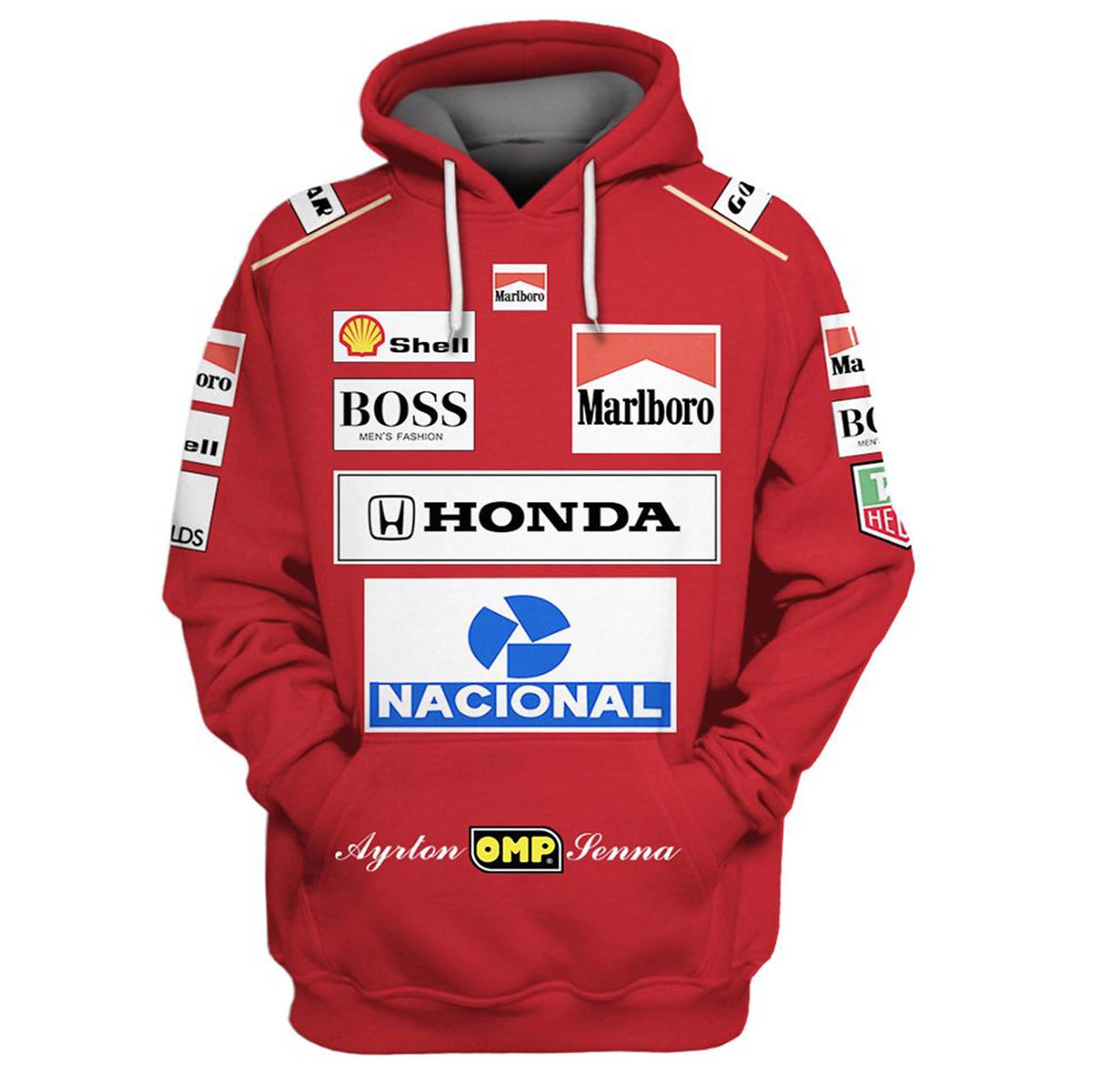 Racing Gift For Racer Honda Nacional Personalized Hoodie