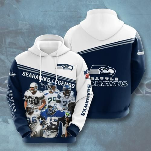 Amazon Sports Team Nfl Seattle Seahawks No337 Hoodie 3D Size S to 5XL