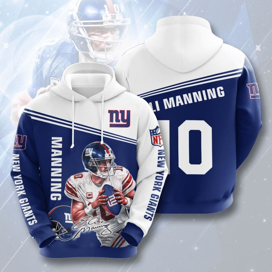 New York Giants No1357 Custom Hoodie 3D