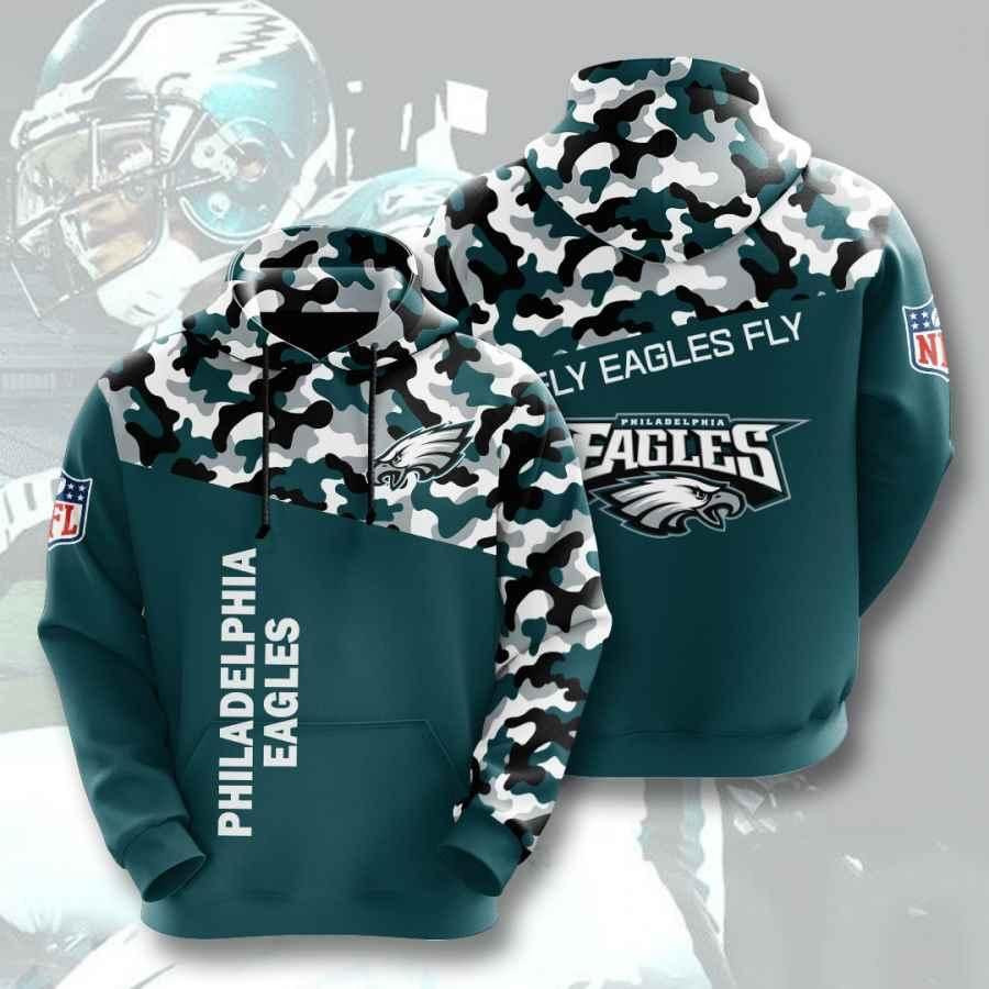 Sports American Football Nfl Philadelphia Eagles Usa 290 Hoodie 3D Size S to 5XL