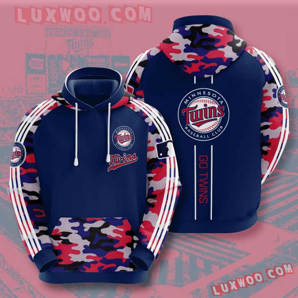 Mlb Minnesota Twins 3d Hoodies Printed Zip Hoodies Sweatshirt Jacket 2021