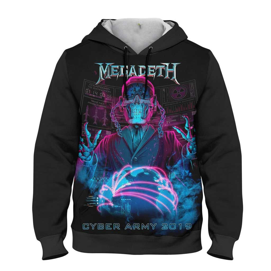 Megadeth Cyber Army Unisex Hoodie