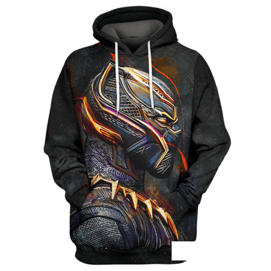 Colorful Black Panther Unisex Hoodie