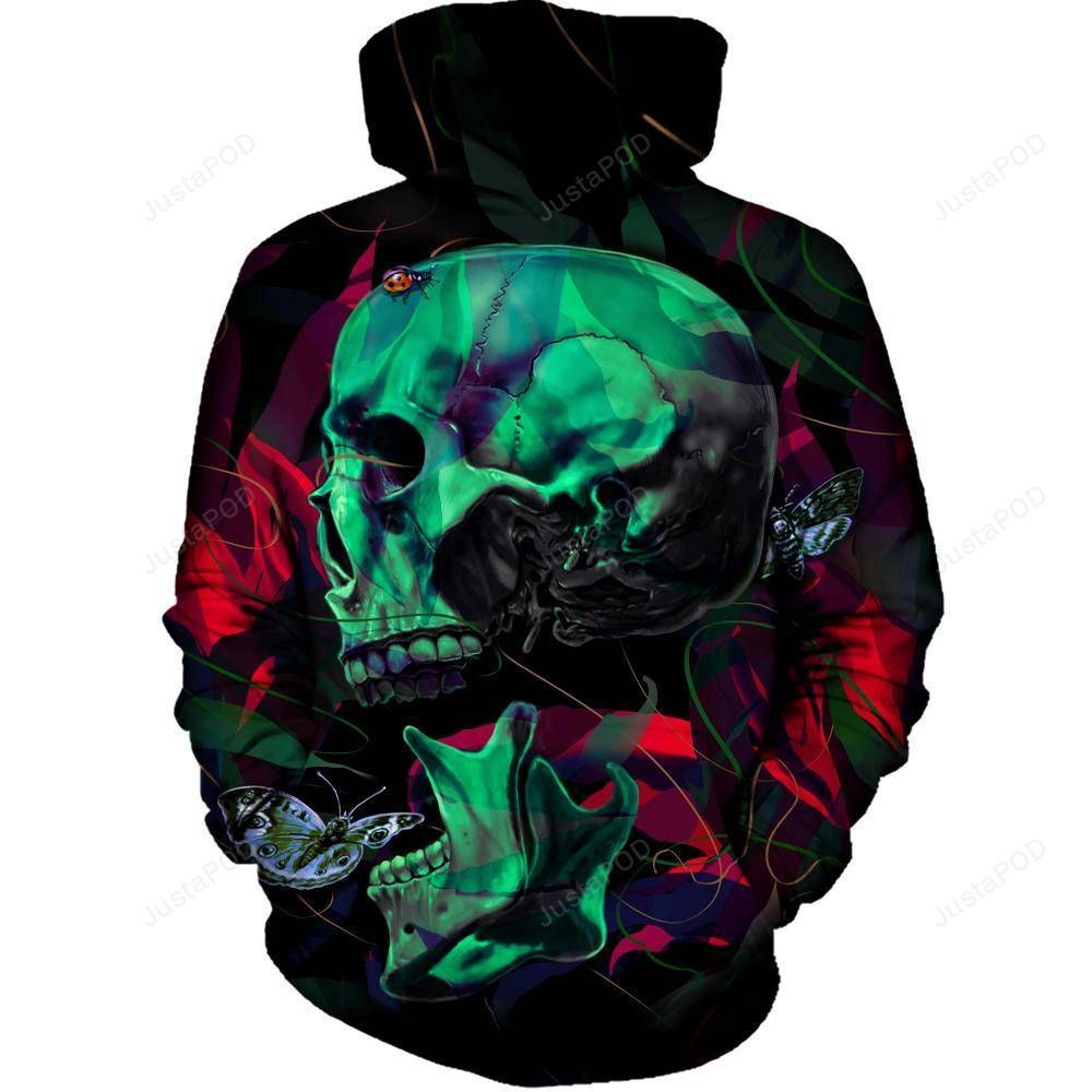 Existence 3D All Over Printed Hoodie, Zip- Up Hoodie