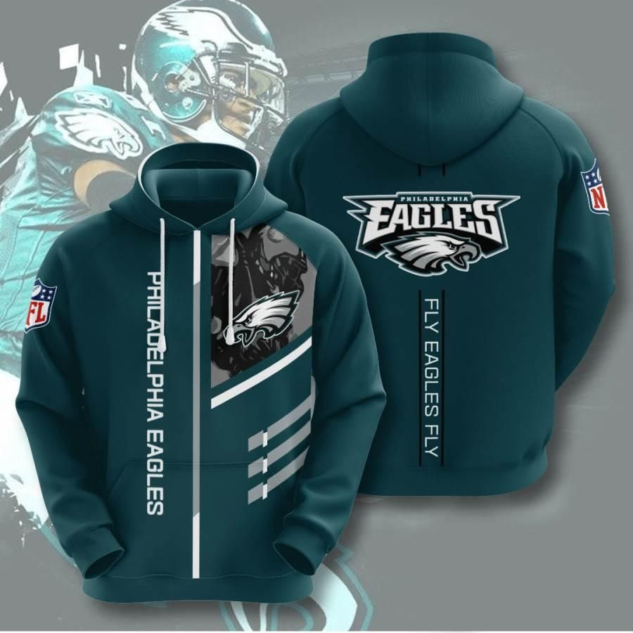 Sports American Football Nfl Philadelphia Eagles Usa 292 Hoodie 3D Size S to 5XL