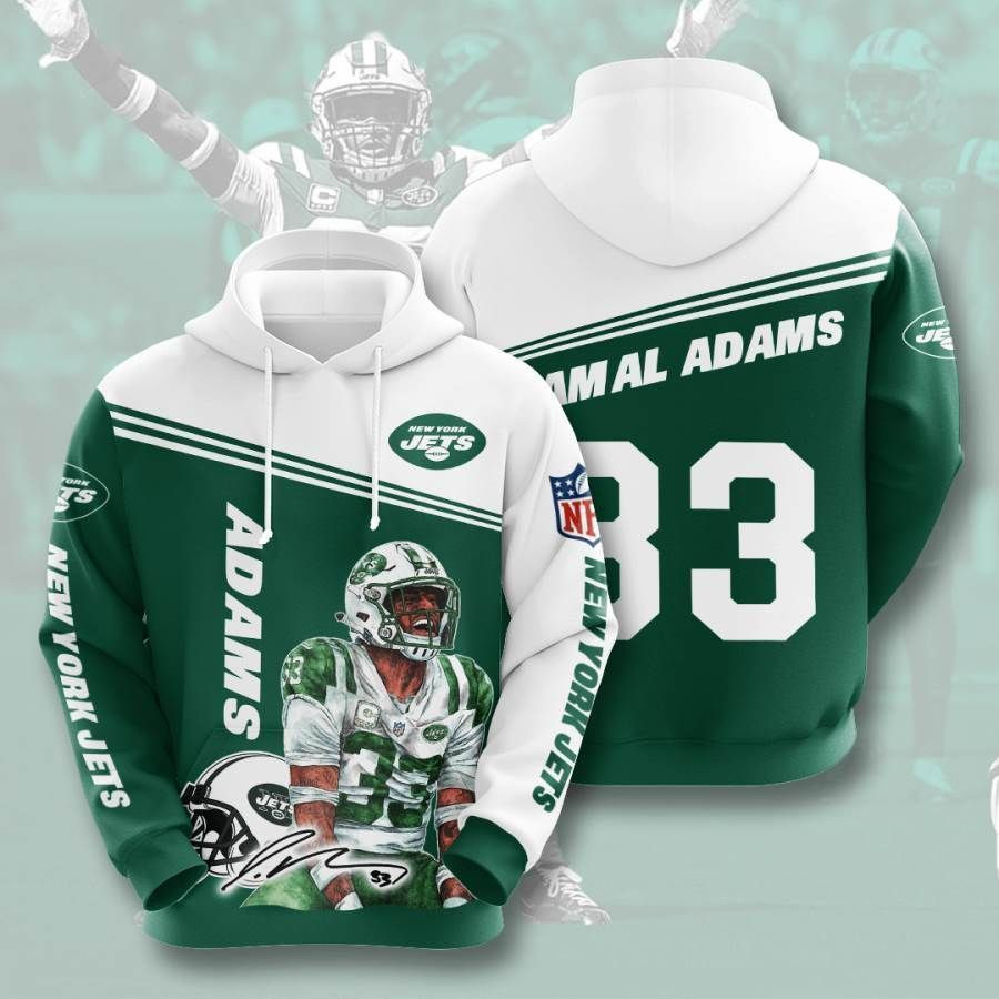 Sports American Football Nfl New York Jets Jamal Adams Usa 846 Hoodie 3D