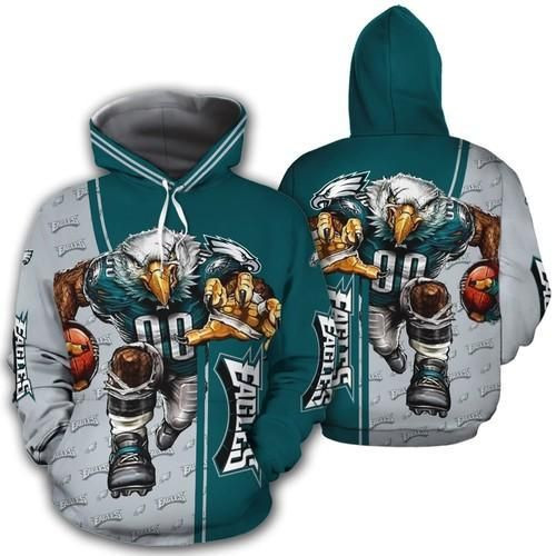 Amazon Sports Team Nfl Philadelphia Eagles No921 Hoodie 3D Size S to 5XL