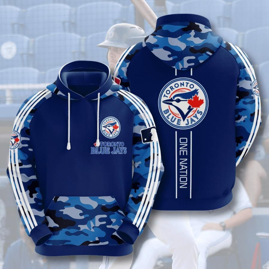 Toronto Blue Jays No2028 Custom Hoodie 3D Size S to 5XL