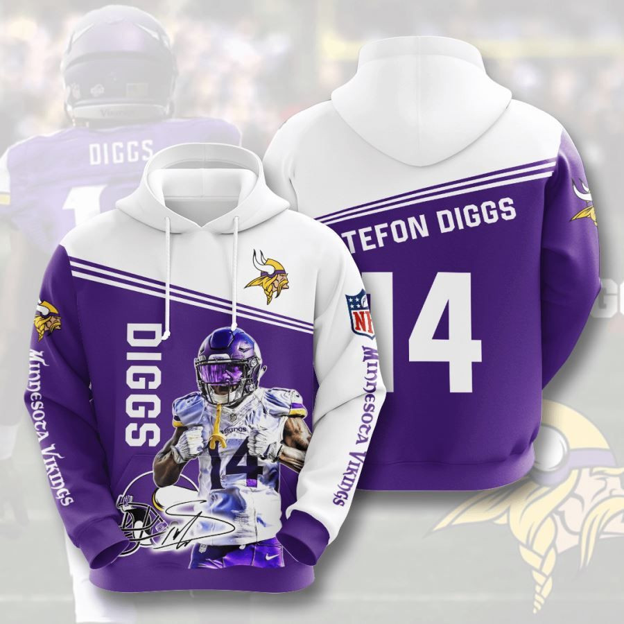 Minnesota Vikings No1219 Custom Hoodie 3D