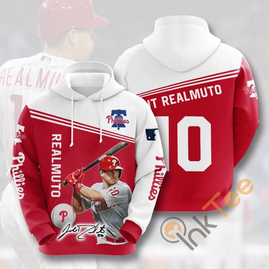 Sports Baseball Mlb Philadelphia Phillies J. T. Realmuto Usa 888 Hoodie 3D Size S to 5XL