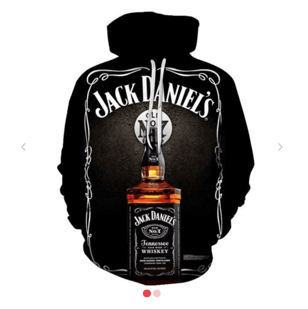 Jack Daniels Old No 7 Tennessee Whiskey Men And Women 3D Full Printing Hoodie And Zip Up Hoodie Jack Daniels Old No 7 Tennessee Whiskey 3D Full Printing Shirt