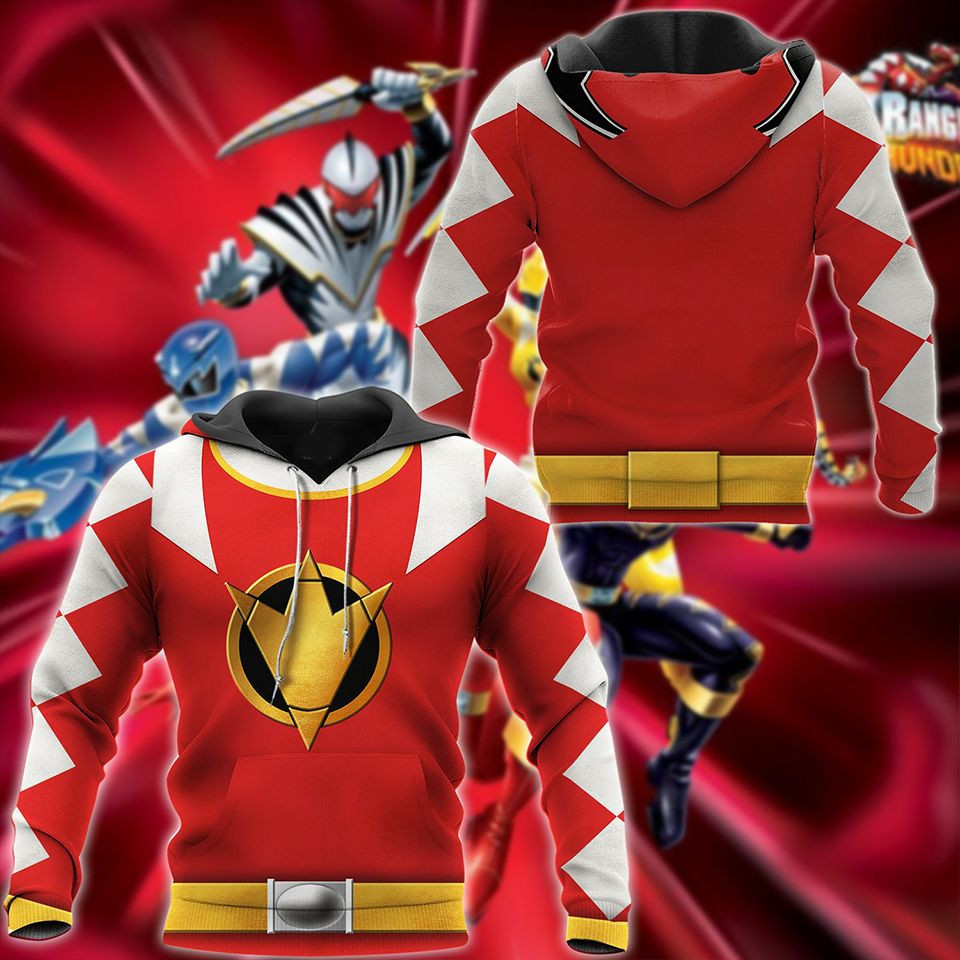 Dino Thunder Red Ranger Unisex Hoodie