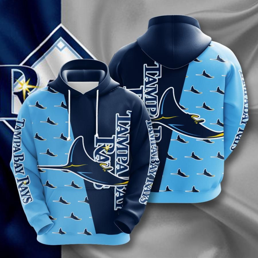 Tampa Bay Rays No1913 Custom Hoodie 3D Size S to 5XL