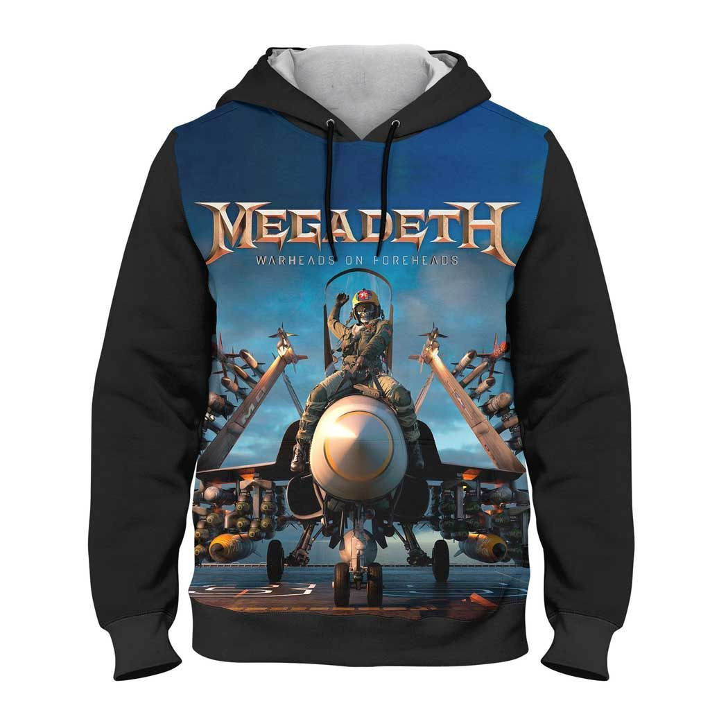 Megadeth Warheads on Foreheads Unisex Hoodie