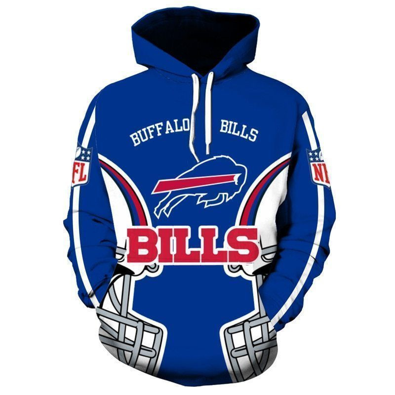 The Best Cheap NFL Hoodie 3D Buffalo Bills Hoodies Sweatshirt Pullover W070934