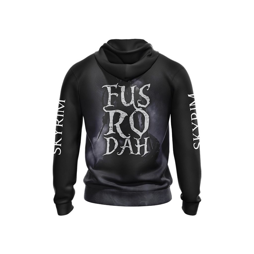 Skyrim Fus Ro Dah VerSion 3D All Over Print Hoodie, Zip-up Hoodie