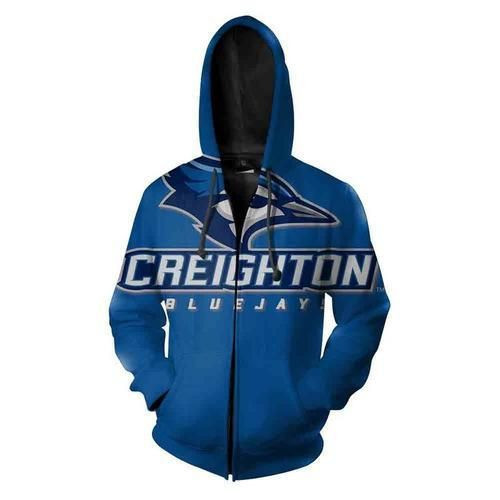 Ncaa Creighton Bluejays 1 Logo D Unisex 3D Zip Hoodie