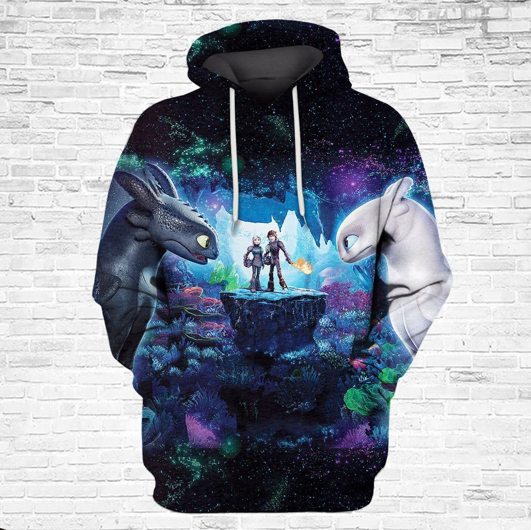 How To Train Your Dragon Hoodie For Sale HiCCup ToothLEss And NigHt FurY Unisex Size Hoodie