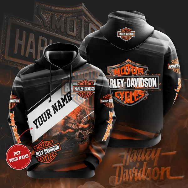 Personalized Harley Davidson No752 Custom Hoodie 3D