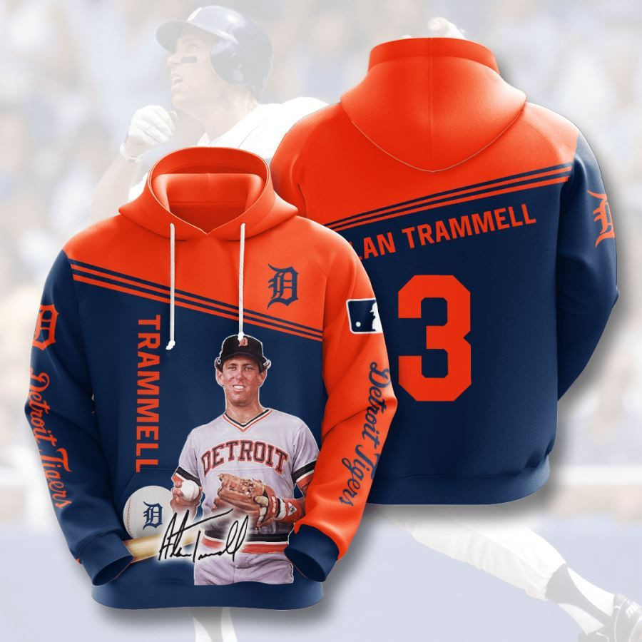 Detroit Tigers No617 Custom Hoodie 3D