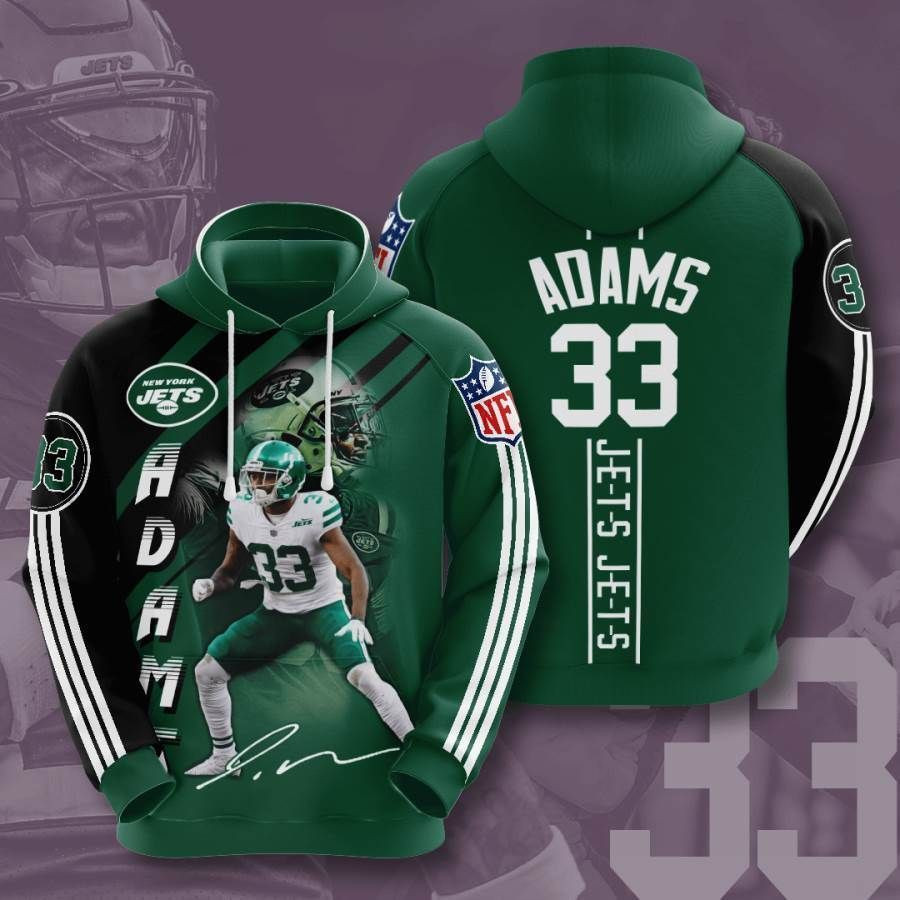 Sports American Football Nfl New York Jets Jamal Adams Usa 1156 Hoodie 3D