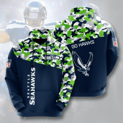 Amazon Sports Team Nfl Seattle Seahawks No234 Hoodie 3D Size S to 5XL