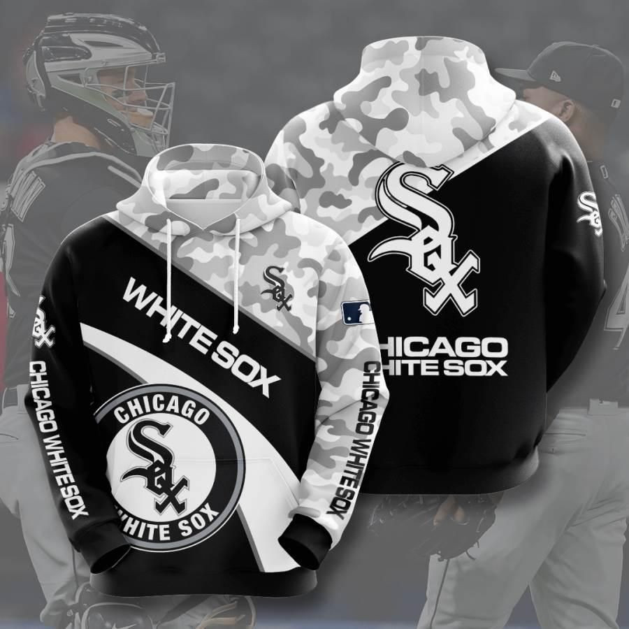 Sports Baseball Mlb Chicago White Sox Usa 469 Hoodie 3D Size S to 5XL