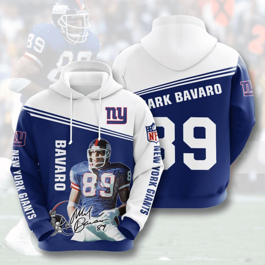 New York Giants No1340 Custom Hoodie 3D