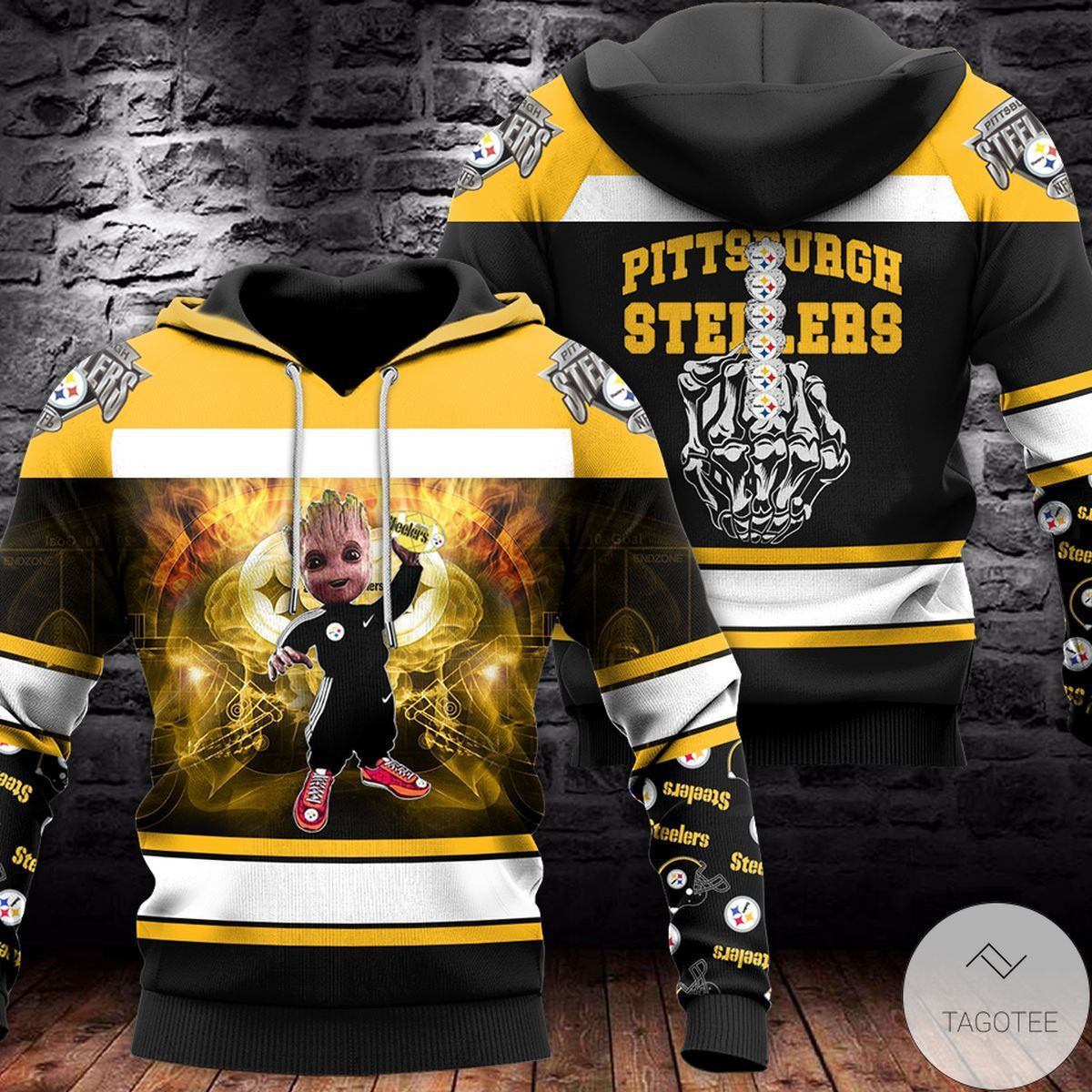 Pittsburgh Steelers 3D All Over Print Hoodie, Zip-up Hoodie