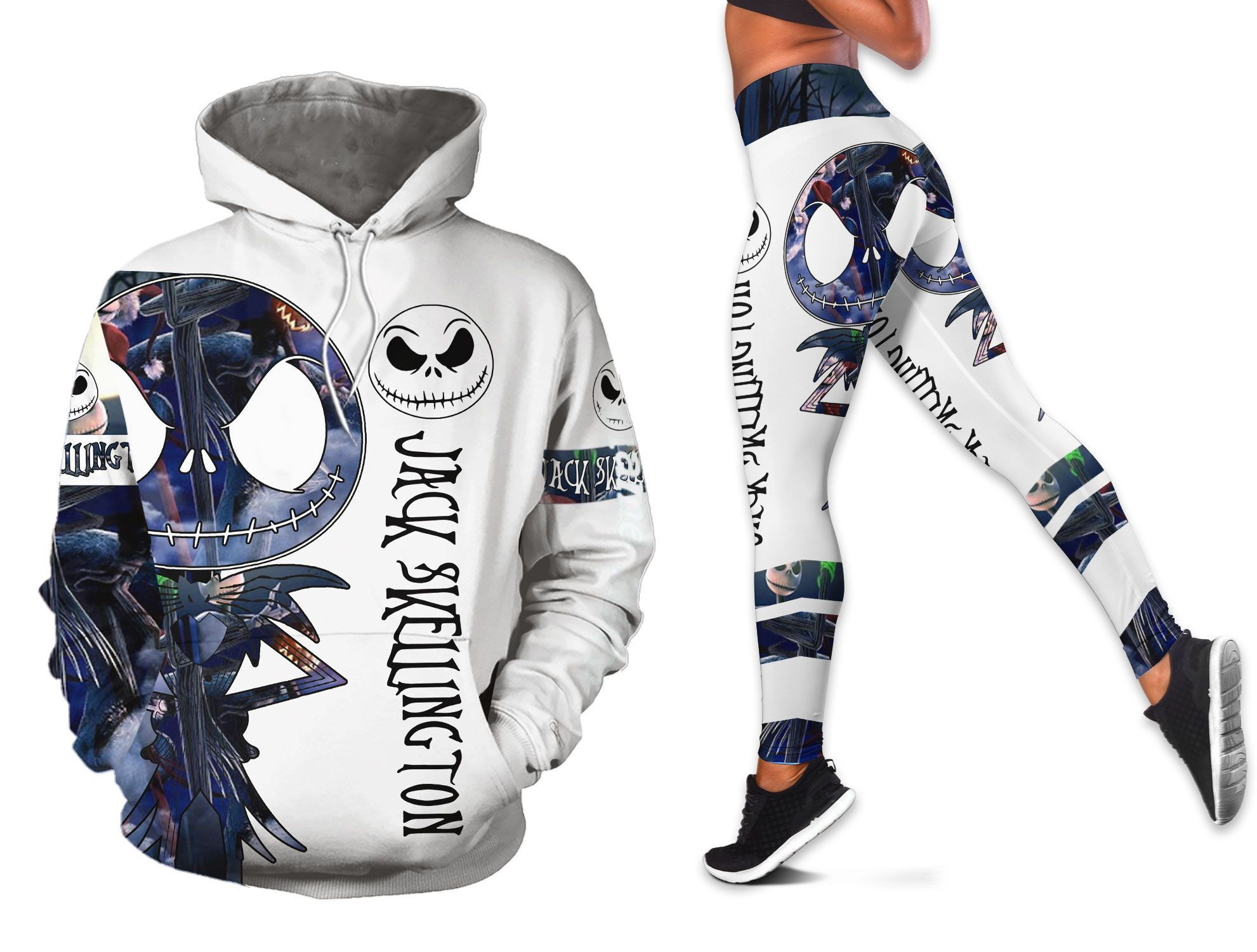 Nightmare Beforeristmas Gift Jack Skellington Hoodie Set