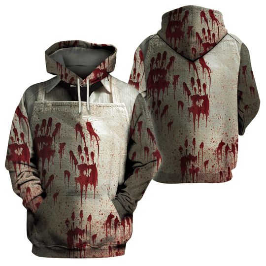 Halloween Leatherface 3D All Over Print Hoodie, Zip-up Hoodie