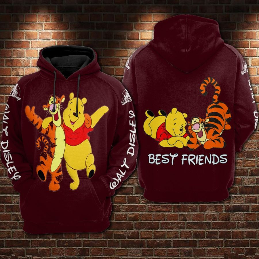 Winnie The Pooh Tigger And Pooh Unisex Hoodie