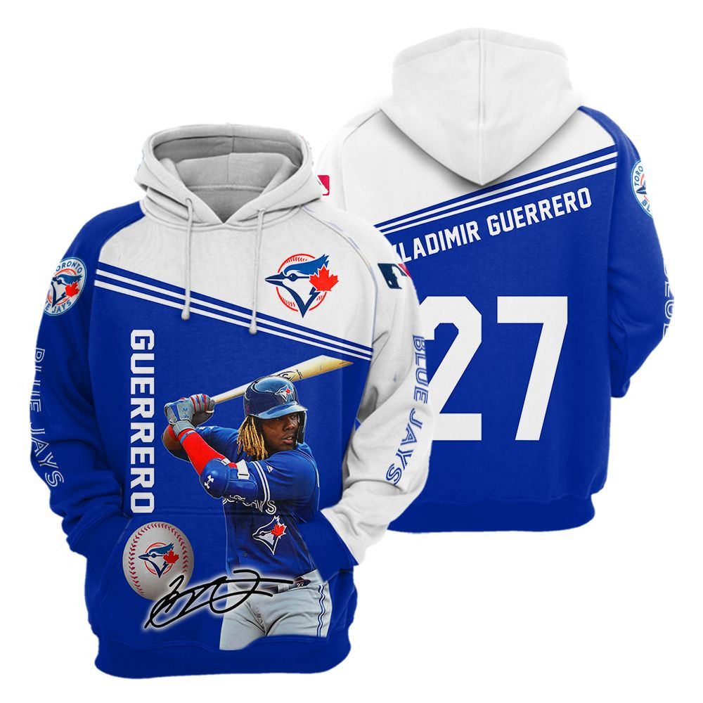 Sports Baseball Mlb Toronto Blue Jays Vladimir Guerrero Jr Usa 1251 Hoodie 3D