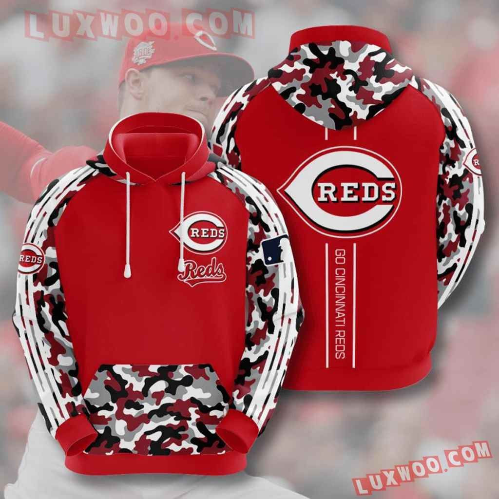 Mlb Cincinnati Reds 3d Hoodies Printed Zip Hoodies Sweatshirt Jacket 2021