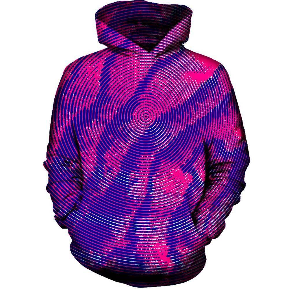 Purple Daze 3D All Over Printed Hoodie, Zip- Up Hoodie