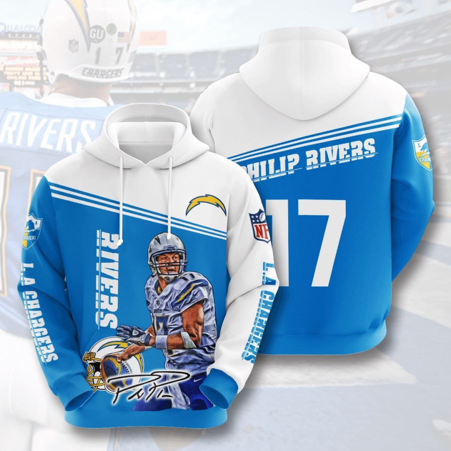 Los Angeles Chargers No1028 Custom Hoodie 3D