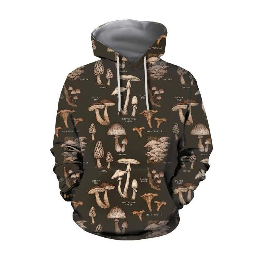 Forest Mushroom Pullover And Zip Pered Hoodies Custom 3D Graphic Printed 3D Hoodie All Over Print Hoodie For Men For Women