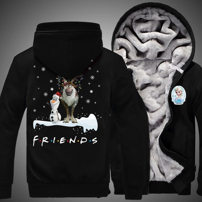 Disney Gifts Disney Frozen Friends Olaf And Sven Frozen Hoodie Fleece Zipup Hoodie