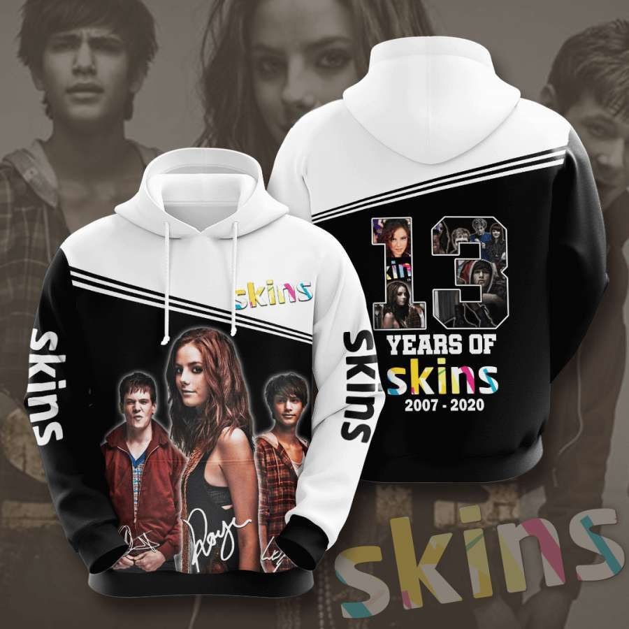 Skins No1822 Custom Hoodie 3D