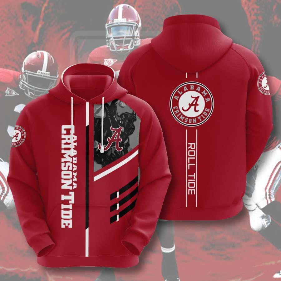 Alabama Crimson Tide No30 Custom Hoodie 3D