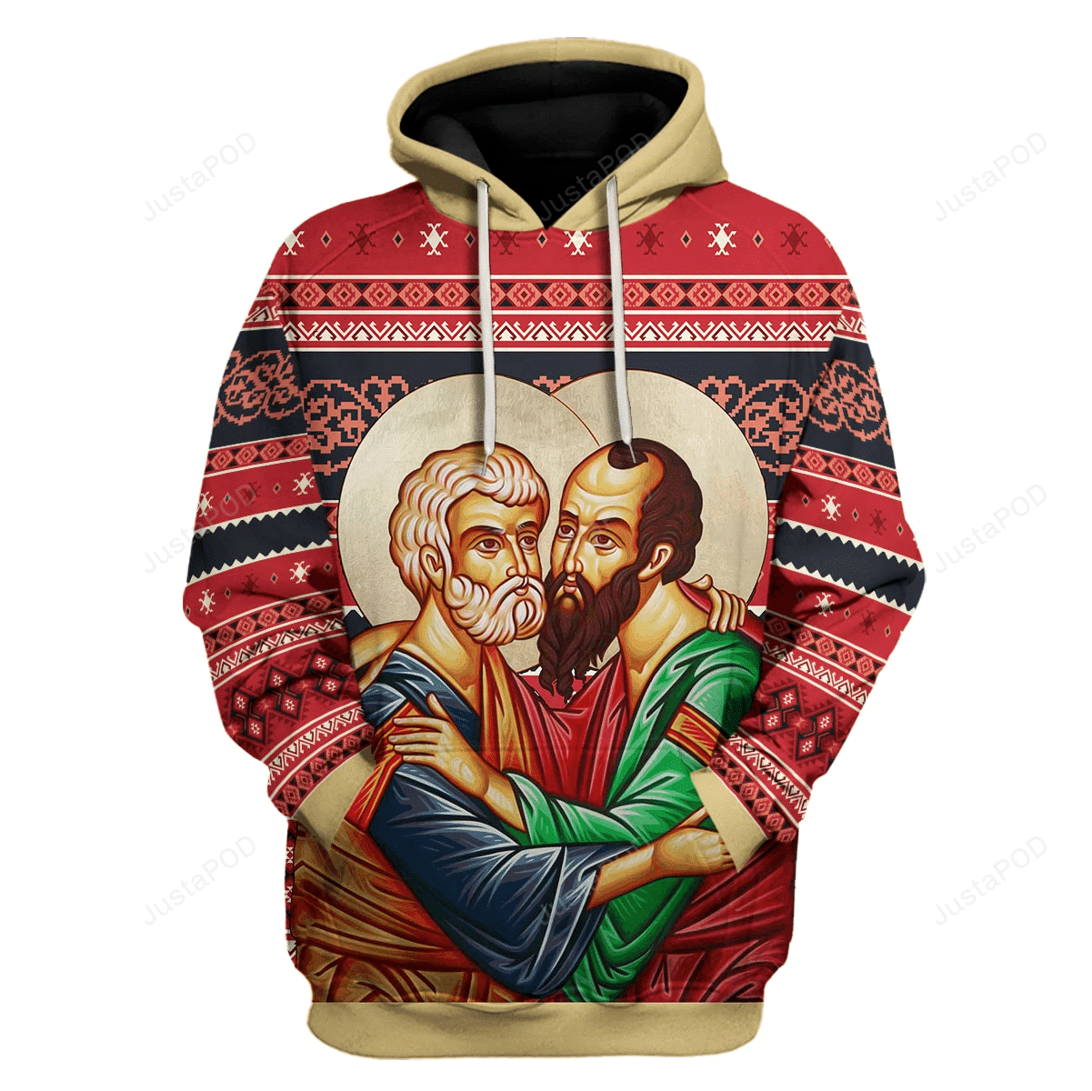 St. Apostles Peter and Paul 3D All Print Hoodie, Zip- Up Hoodie