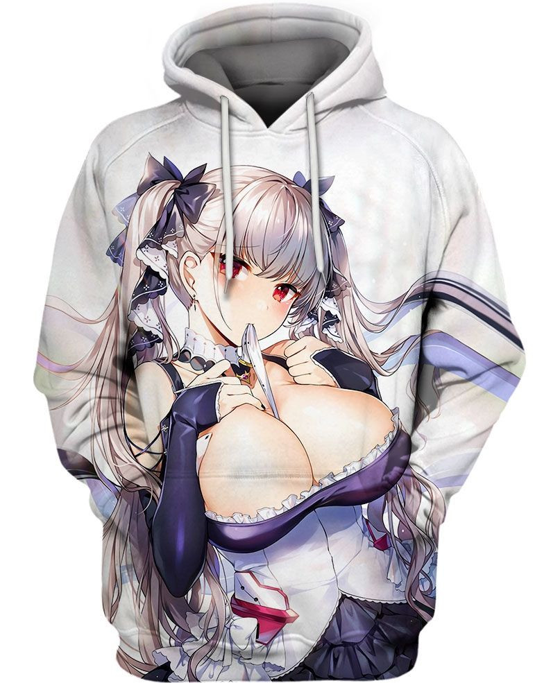 Hot Maid 3D All Print Hoodie, Zip- Up Hoodie