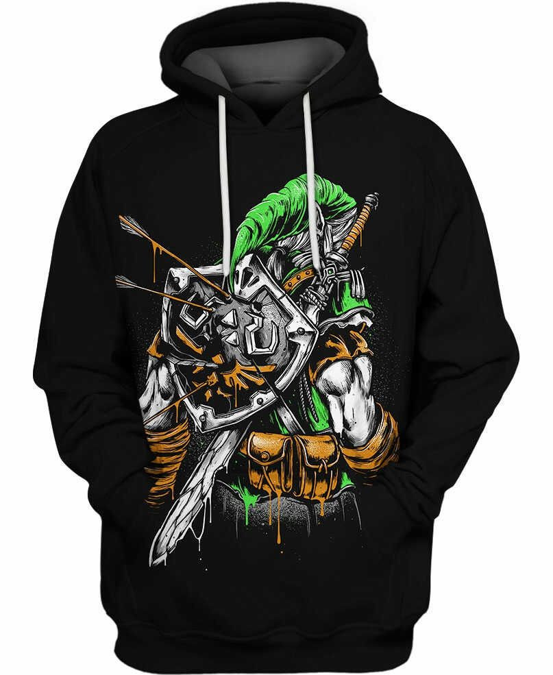 No Escaping Destiny Zelda 3D All Print Hoodie, Zip- Up Hoodie