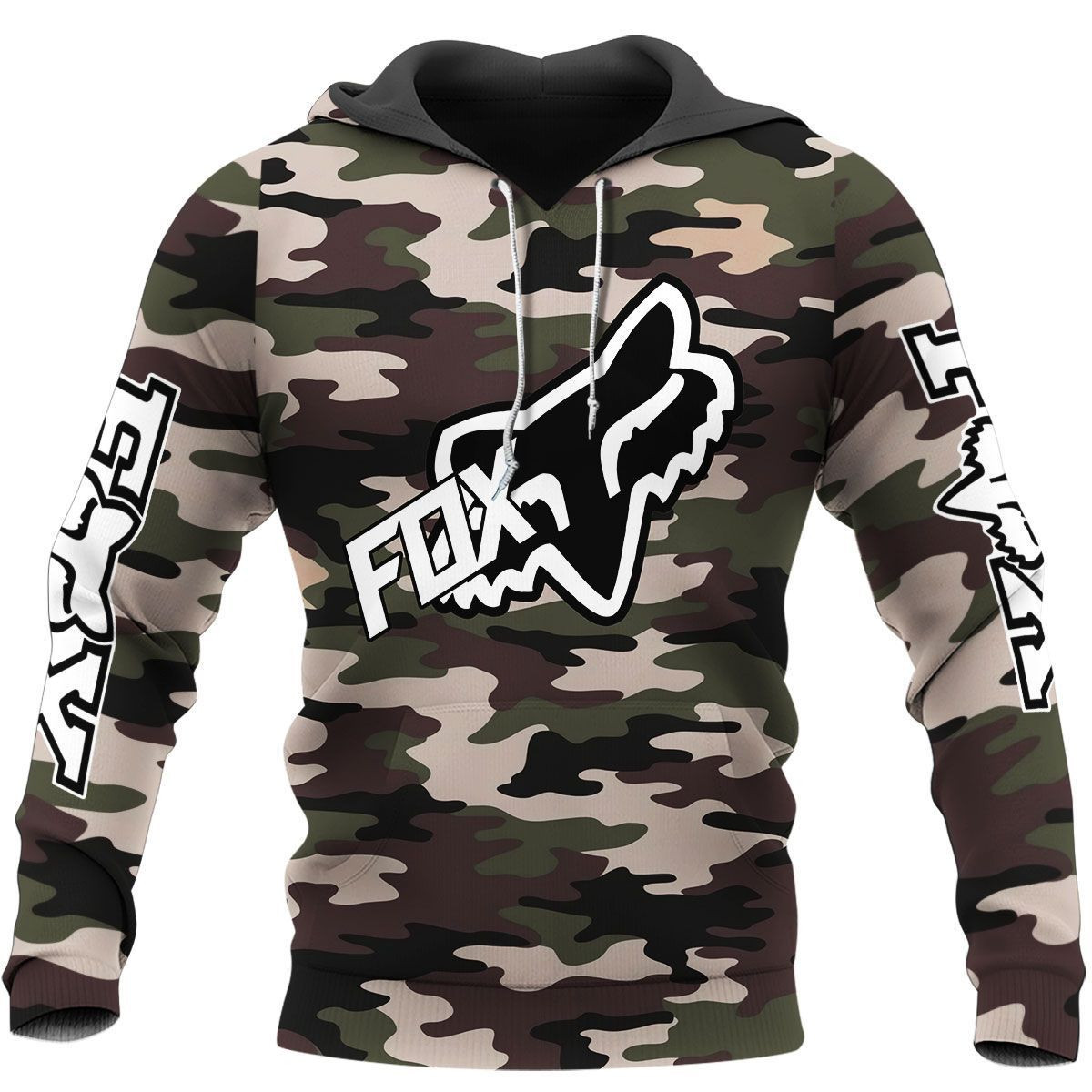 Racing Gift Fox Racing Camo Hoodie