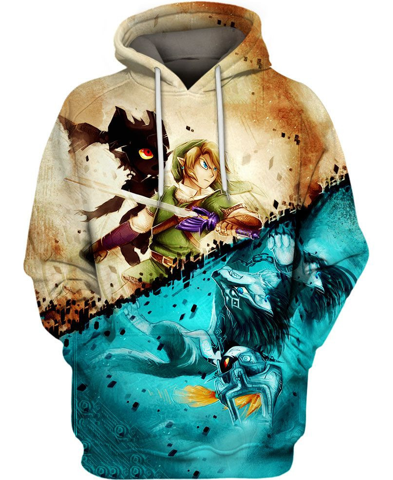 The Legend Of ZeLdA Crossing Twilight Unisex Size Hoodie