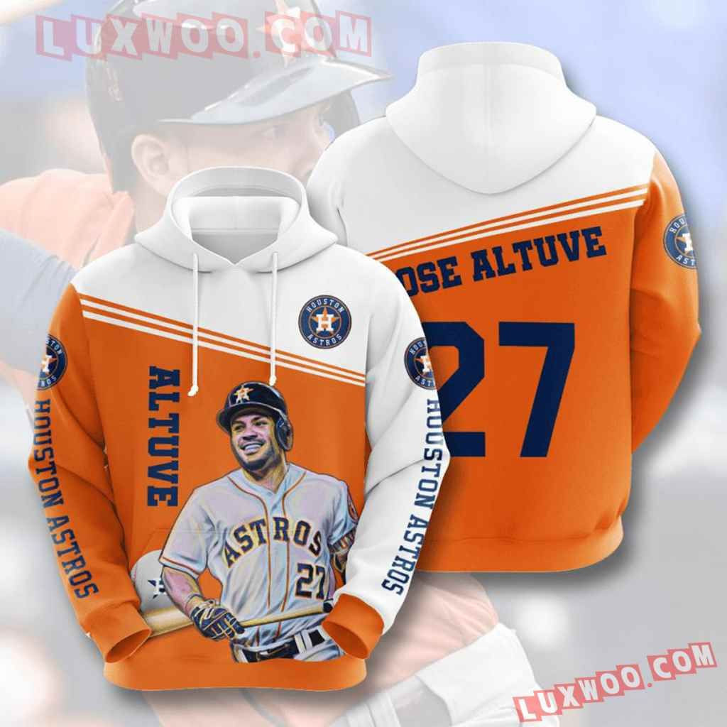 Mlb Houston Astros 3d Hoodies Printed Zip Hoodies Sweatshirt Jacket  2021