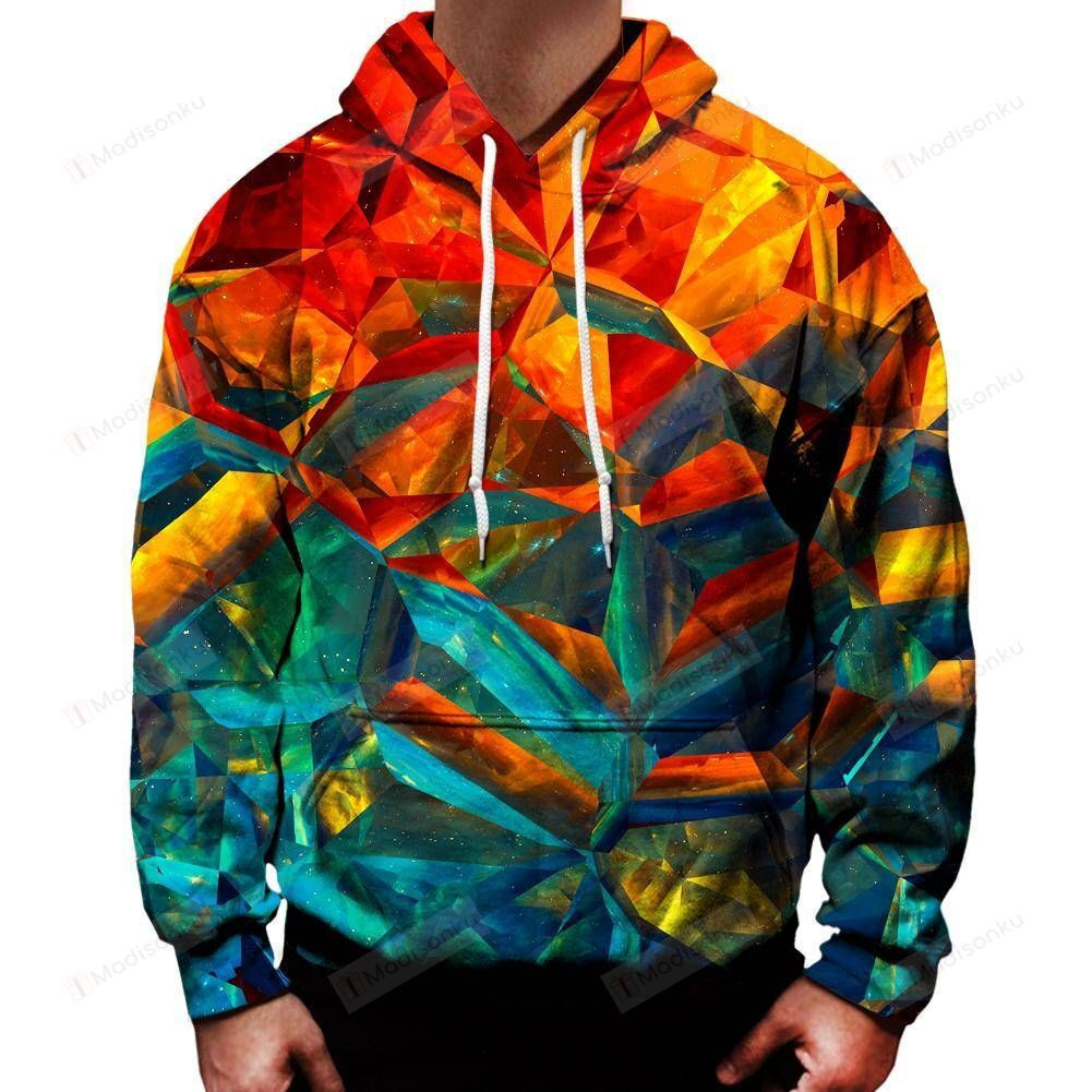 Triangle Trap 3d All Over Printed Hoodie, Zip- Up Hoodie