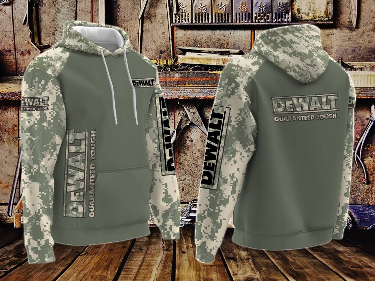 Gift Ideas DEWALT Camo Guaranteed Touch Unisex Hoodie