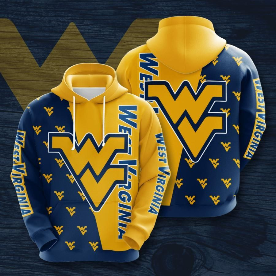 West Virginia Mountaineers No2127 Custom Hoodie 3D Size S to 5XL